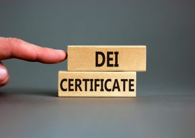 Dei,Diversity,Equity,Inclusion,Certificate,Symbol.,Blocks,With,Words,Dei