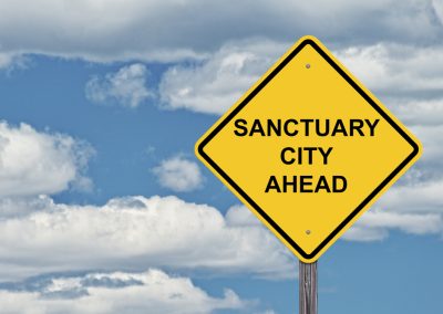 Byron Donalds Just Put Every Sanctuary Official in Florida on Notice Caution,Sign,Blue,Sky,Background,-,Sanctuary,City,Ahead