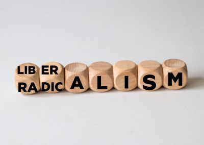 Donald Trump Called Her a Radical Left Lunatic and He Was Being Generous Liberalism,Or,Radicalism?,Wooden,Blocks,With,Letters,Representing,Political,Ideology
