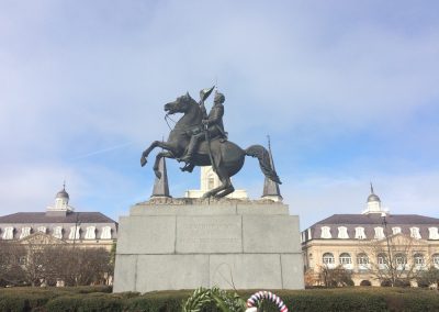 Ron DeSantis Planted Andrew Jackson in the Ground Where the Left Tried to Erase Him Andrew,Jackson,Riding,A,Horse,Statue,In,New,Orleans,French