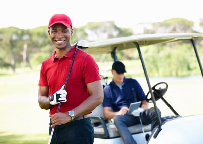 Reporters Said Tiger Woods Could Not Drive a Golf Cart and Ron DeSantis Just Made Them Look Foolish Black,Man,,Golf,And,Portrait,For,Sports,,Fitness,And,Exercise