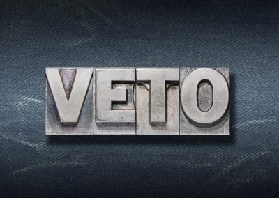 Ron DeSantis Turned Down a Lake Named After Him and His Reason Is Driving Schumer Crazy Veto,(i,Forbid),Word,Made,From,Metallic,Letterpress,On,Dark