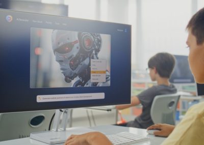 Florida Just Gave Parents Total Control Over AI in Their Children’s Classrooms Primary,School,Boy,Working,On,Computer,,Creating,Sci-fi,Picture,In