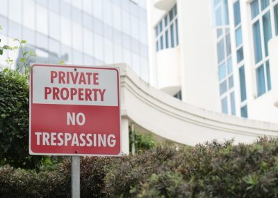 Angie Nixon Just Walked Away for $250 After Ron DeSantis Had Her Arrested for Trespassing Private,Property,No,Trespassing,Sign,In,Singapore,City
