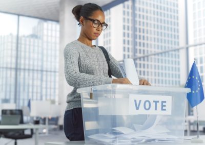 Byron Donald Just Exposed Why Black Democrats are Abandoning David Jolly’s Campaign Young,Stylish,African,Female,Casting,Her,Vote,At,A,Polling