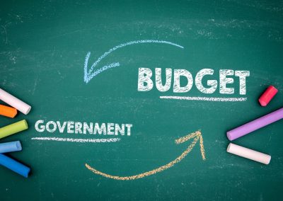 Florida County Governments Just Got Caught Nearly Doubling Their Budgets and Ron DeSantis Called Them Out For It Government,And,Budget,Concept.,Text,On,A,Green,Chalkboard,Background.