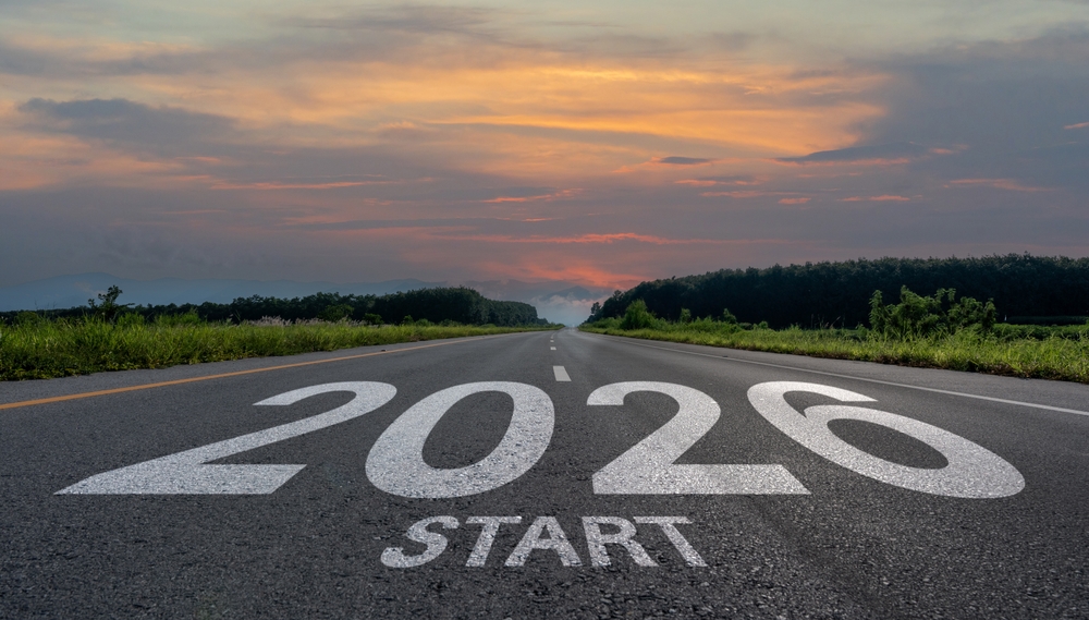 New,Year,Text,2026,Written,On,Asphalt,Road,With,Sunrise