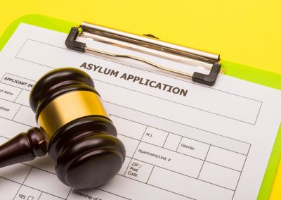 Asylum,Concept,Showing,An,Application,Form,For,Asylum,On,A