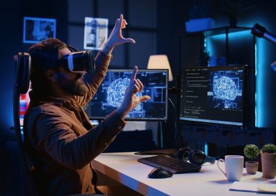 Ron DeSantis Called Out Anthropic for Flying Priests to San Francisco and the Pope Just Proved Him Right Computer,Scientist,Wearing,Vr,Glasses,Panicking,After,Ai,Gains,Omniscience,