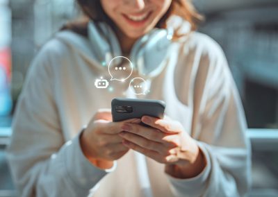 She Told an AI Chatbot She Planned to Shoot Up a Sheriff's Office and It Called the Cops Digital,Ai,Chatbot,,Happy,Young,Asian,Woman,Using,Mobile,Smartphone