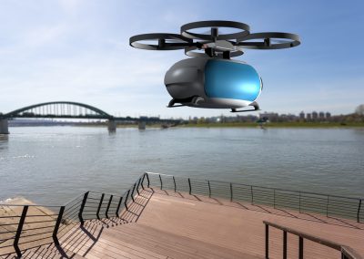 3d,Illustration,Of,Transportation,Drone,Flying