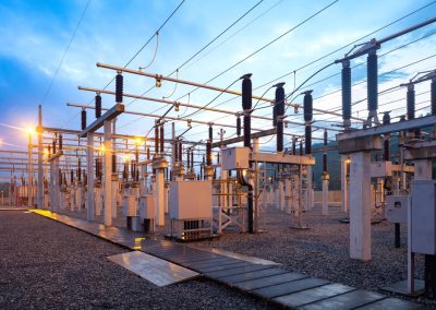 Ron DeSantis Just Banned China From the Grid and Made Big Tech Pay Its Own Electric Bills Electric,Substation,Illuminated,At,Dusk