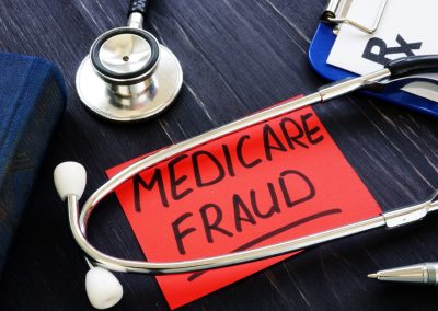 Ron DeSantis Just Caught Florida Medicaid Fraudsters Billing 25 Hours in a Single Day Medicare,Fraud,Sign,And,Stethoscope,With,Papers.